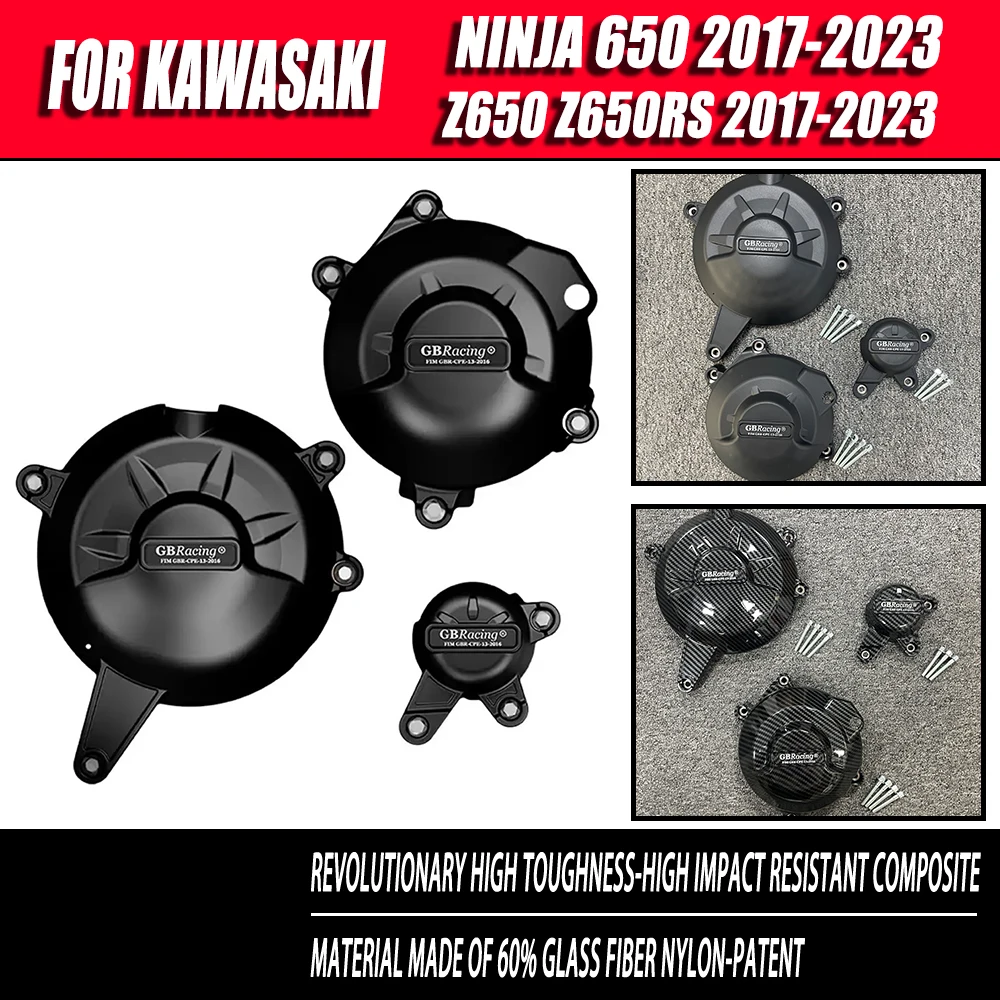

For KAWASAKI Z650 Z650RS 2017 2018 2019 2020 2021 2022 2023 NINJA 650 2017-2023 Engine Protective Cover