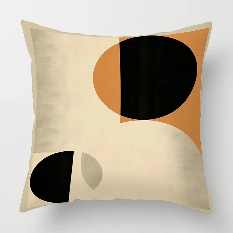 Scandinavian Abstract Style Pillow Cover 18x18/20x20 inches - Geometric Print Cushion Cover Home Decor Gift Pillow Cover