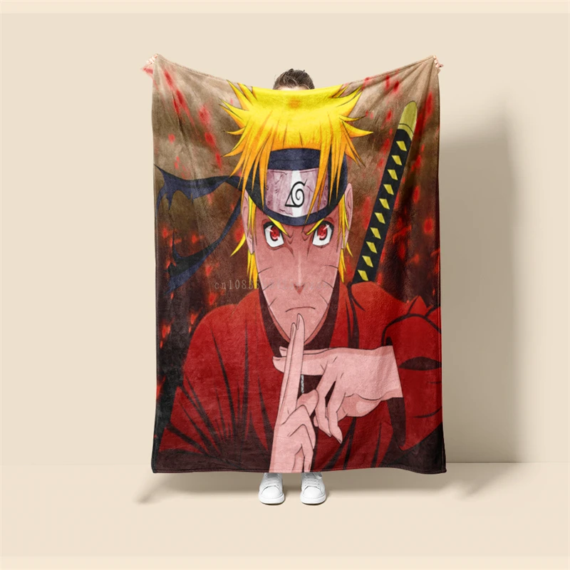 

Throw Blanket Naruto Game Anime Character Decorative Blanket Bedroom Living Room Sofa Bed Cover Children Anime Gift