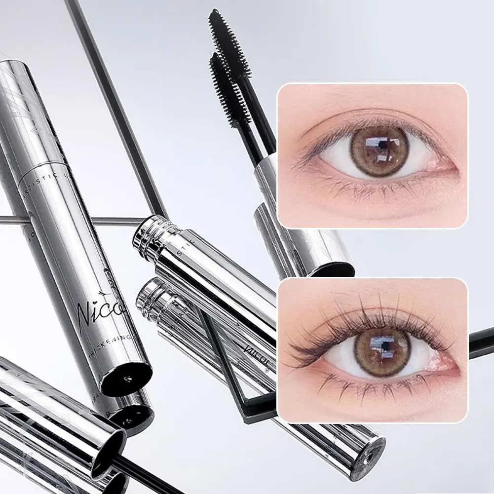 Black Brown Mascara 3D Lengthens Eyelashes Extra Volume Female Korean Cosmetics Lashes Makeup Natural Waterproof A4F1