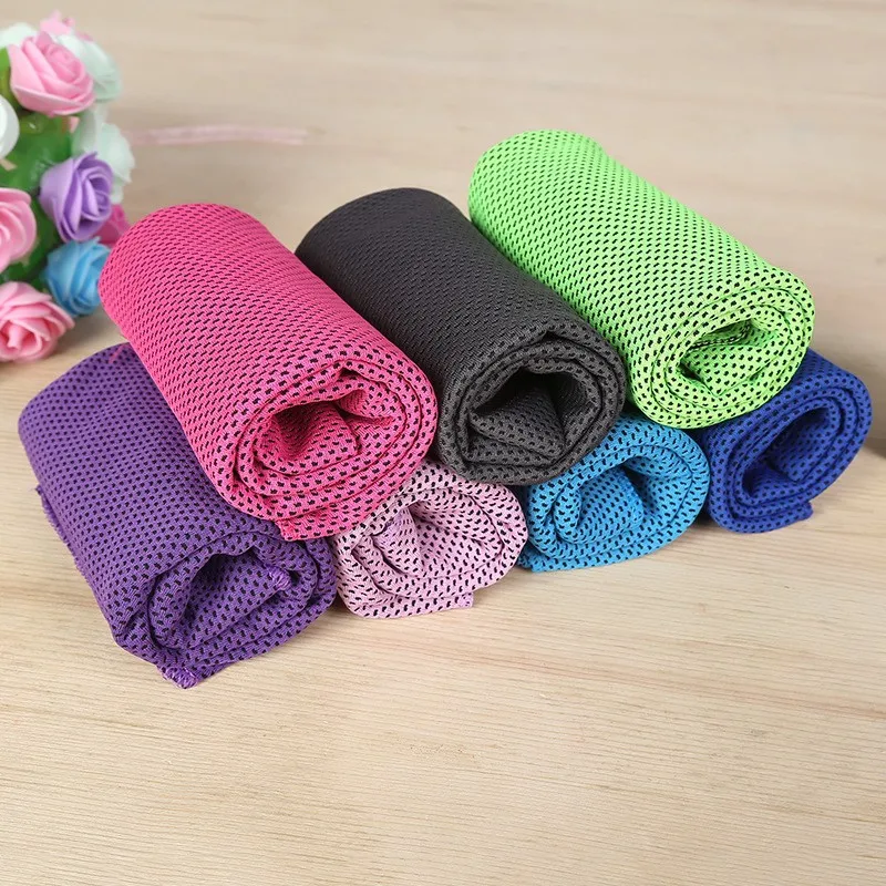 Sport Cooling Towel Microfiber Instant Cool Ice Face Towels for Gym Swimming Yoga Running 30x80cm Quick-dry Towels Cooling Cloth