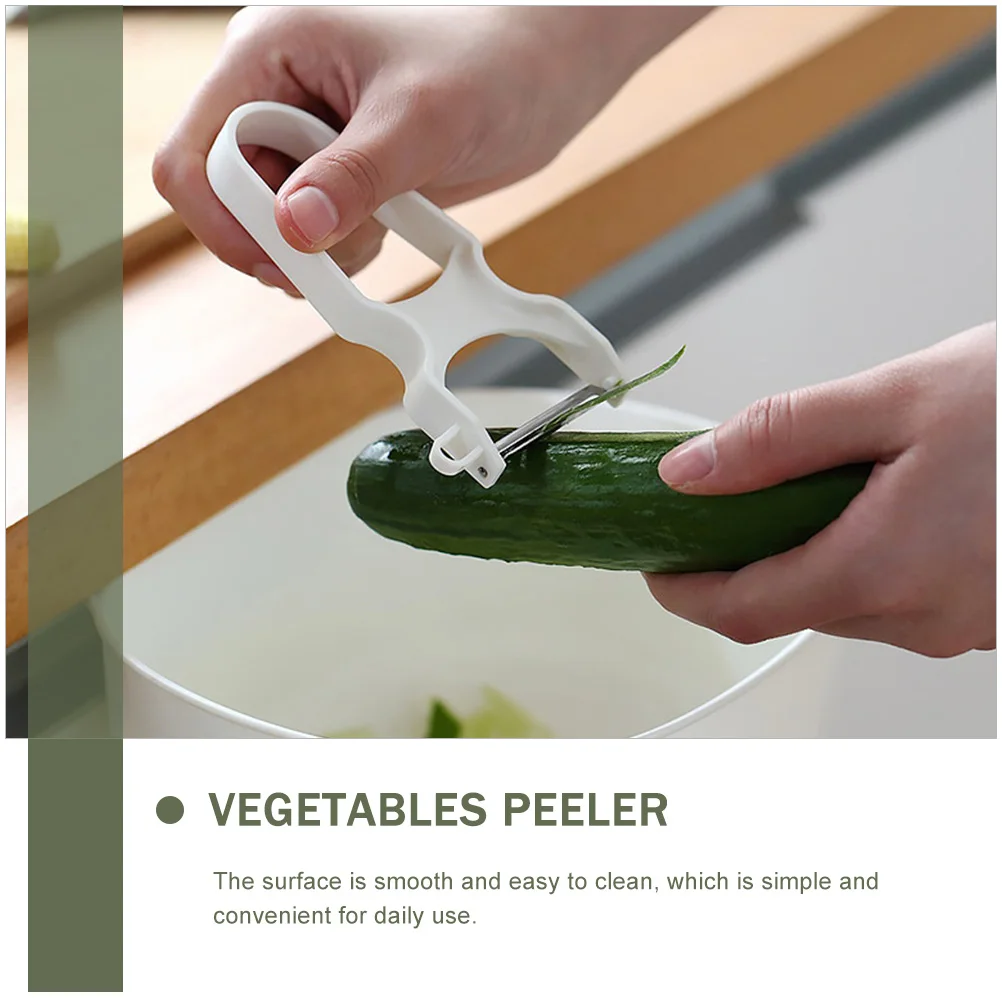 

2pcs Stainless Steel Vegetable Peeler Kitchen Tool Compact Portable Fruit Peeling Utensil Multipurpose Peelers For Home