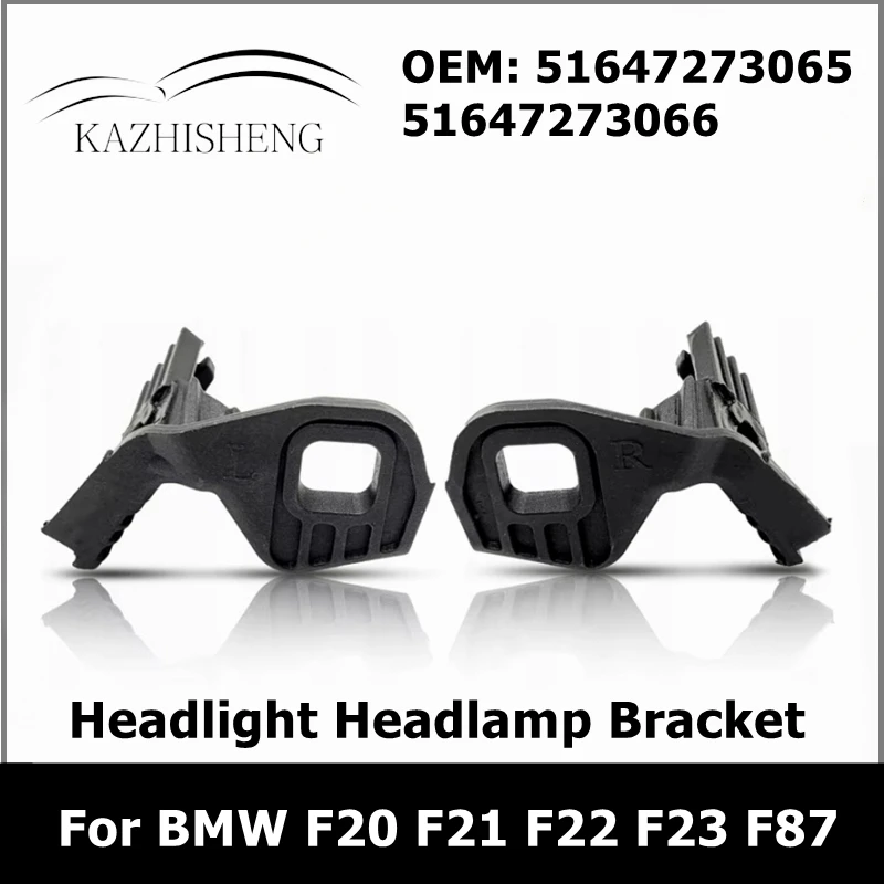 

1Pair Front Left Right Headlight Headlamp Bracket Clips for BMW F20 F21 F22 F23 F87 51647273065 51647273066