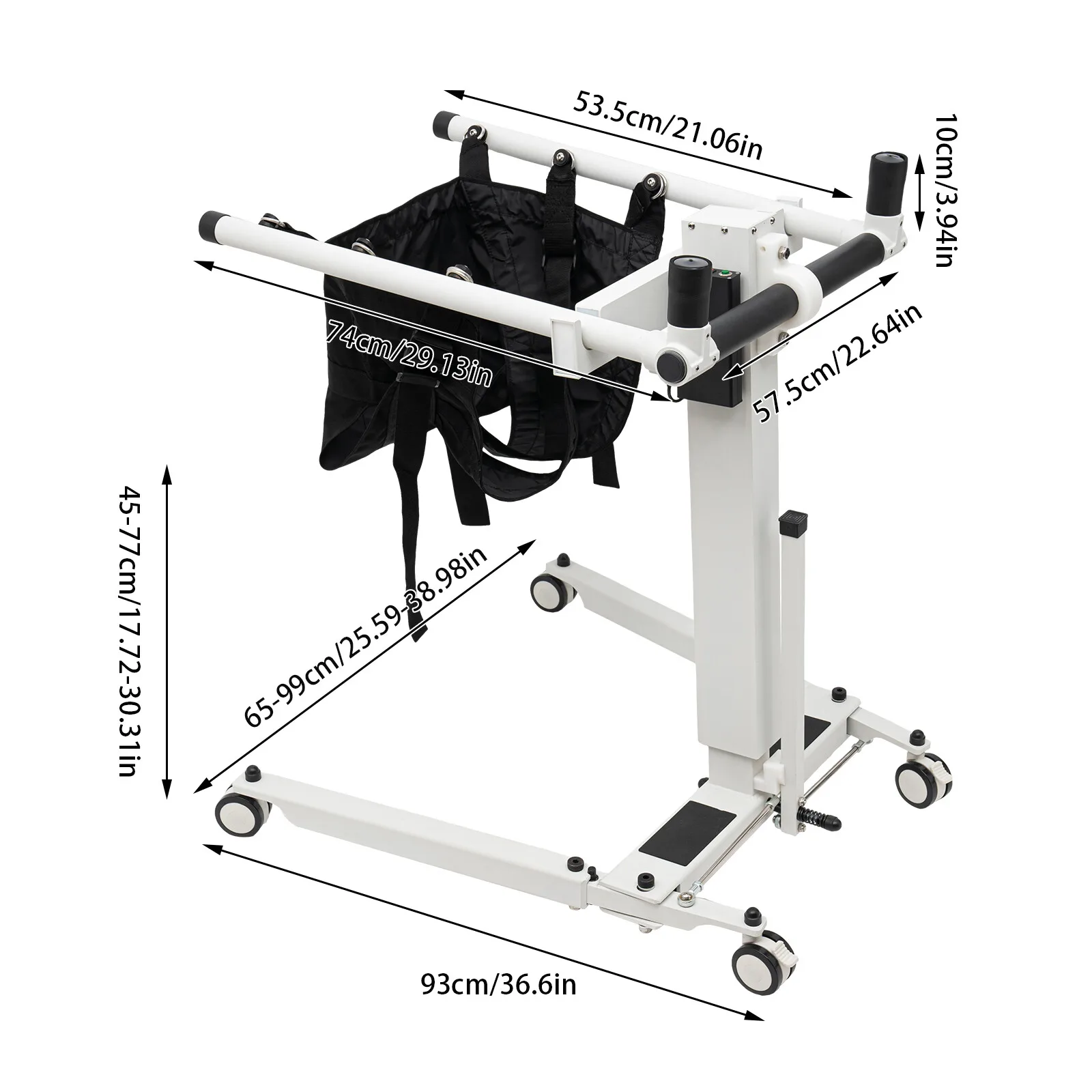 كرسي نقل المريض الكهربائي للكرسي المتحرك المنزلي، كراسي متحركة للحمام بارتفاع قابل للتعديل، كرسي متحرك كهربائي