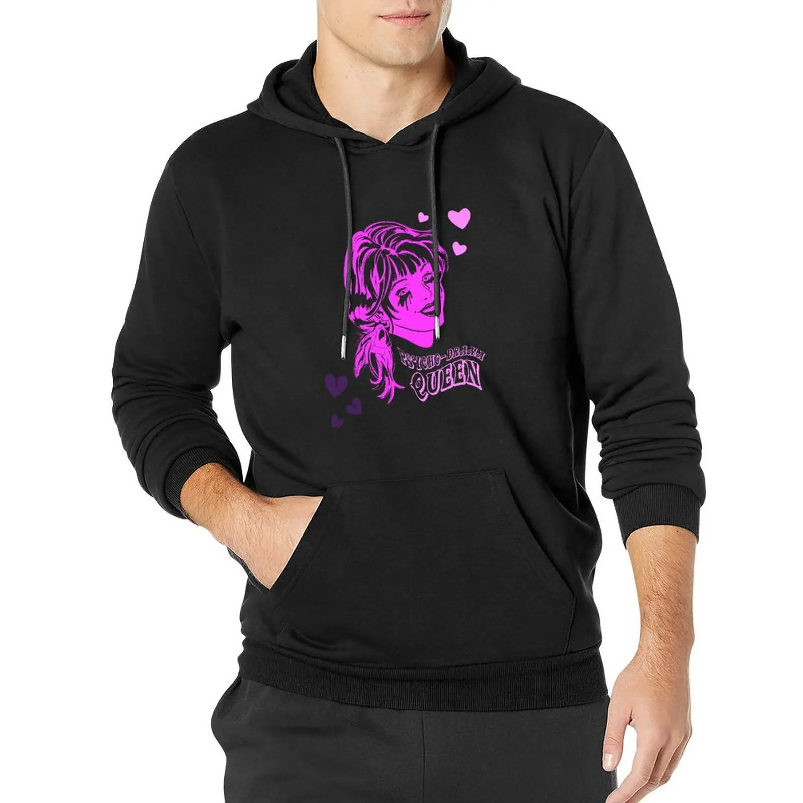 

Psycho Drama Queen Pullover Hoodie aesthetic clothing men's hoodies