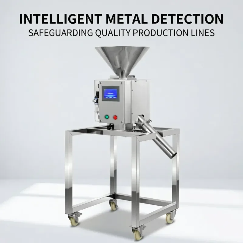 AP01 High Sensitivity Gravity Fall Metal VMD-15D for Food Powder SUS304 Stainless Steel Industrial Automatic Metal
