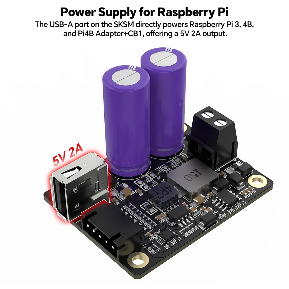 BIGTREETECH SKSM Power Protection Module With SBC System Image And Current Limiting Protection Raspberry Pi Power Supply