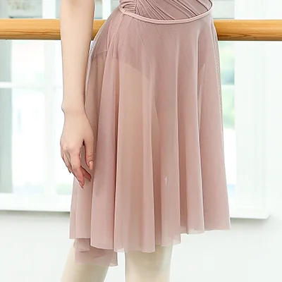 Pannello Esterno di balletto Adulto Donne di Mezza Maglia del Pannello Esterno di Ballo Pannello Esterno di Tulle di Balletto Esercizio di Abbigliamento Gonne di Chiffon Nero Costume di Scena Delle Donne