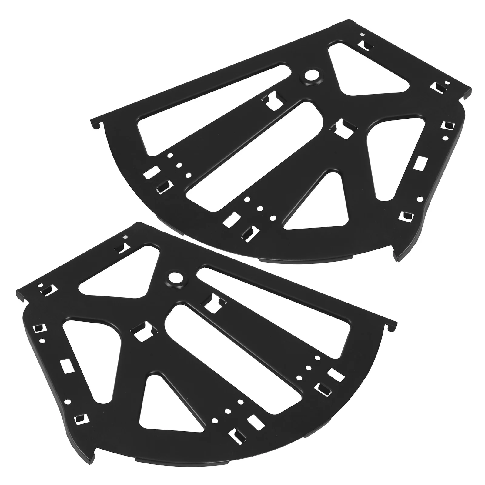2pcs Flip Frame Hardware Heavy-Duty Cabinet Hinges Black Three Layer Shoe Storage Fittings Concealed Hinge Replacement For Shoe