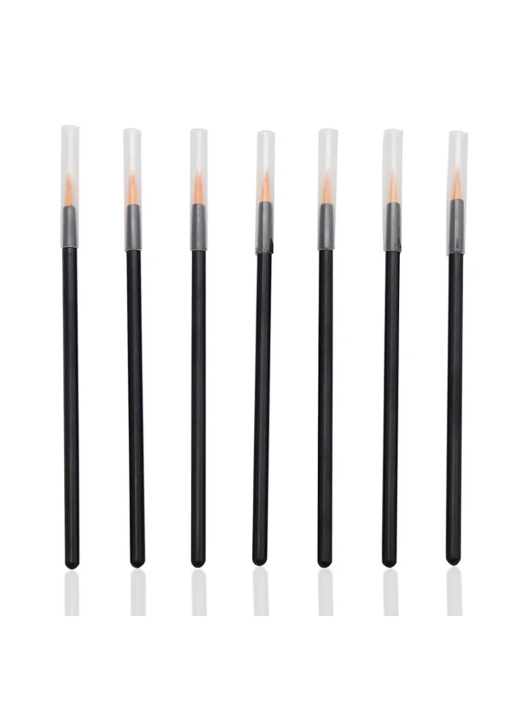 Brosse jetable pour Nail Art, Eyeliner, outils de maquillage, stylo de peinture de manucure, outil de beauté, pinceaux de revêtement de Gel pour ongles, 50 pièces