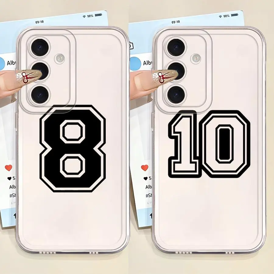 

Soft Cover Case for Xiaomi Poco X3 NFC X3 Pro Basketball Celebrity Numbers