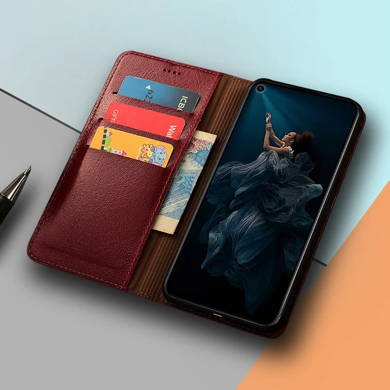

Genuine Leather Flip Case For Redmi K20 K30 K30S K40 K40S K50 K60 K60E K70 K70E K80 Pro Ultra 5G Wallet Cases ShuiRui Series