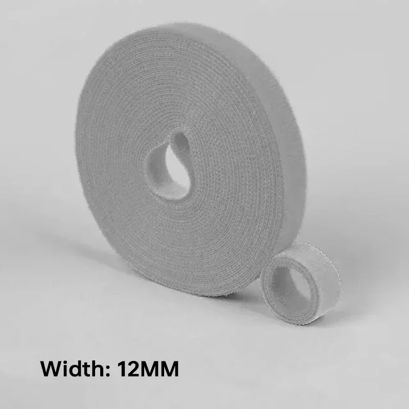 Wholesale 2/5M/Roll 12mm USB nylon Management Width Cable Winder Organizer Cable Free Cut Ties Mouse earphone Cord cable ties
