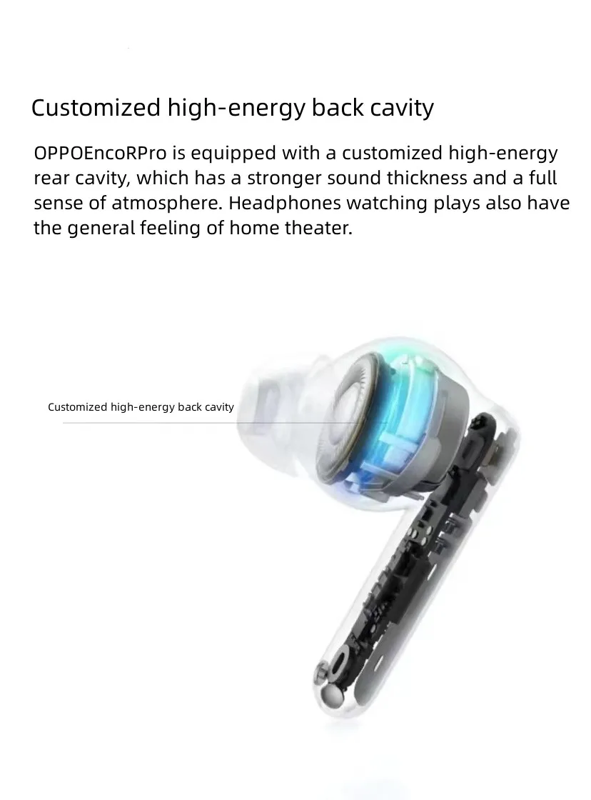 سماعة رأس OPPO Enco R Pro اللاسلكية الحقيقية لتقليل الضوضاء بتقنية البلوتوث 42 ديسيبل لتقليل الضوضاء سماعة رأس دانا للضبط #6