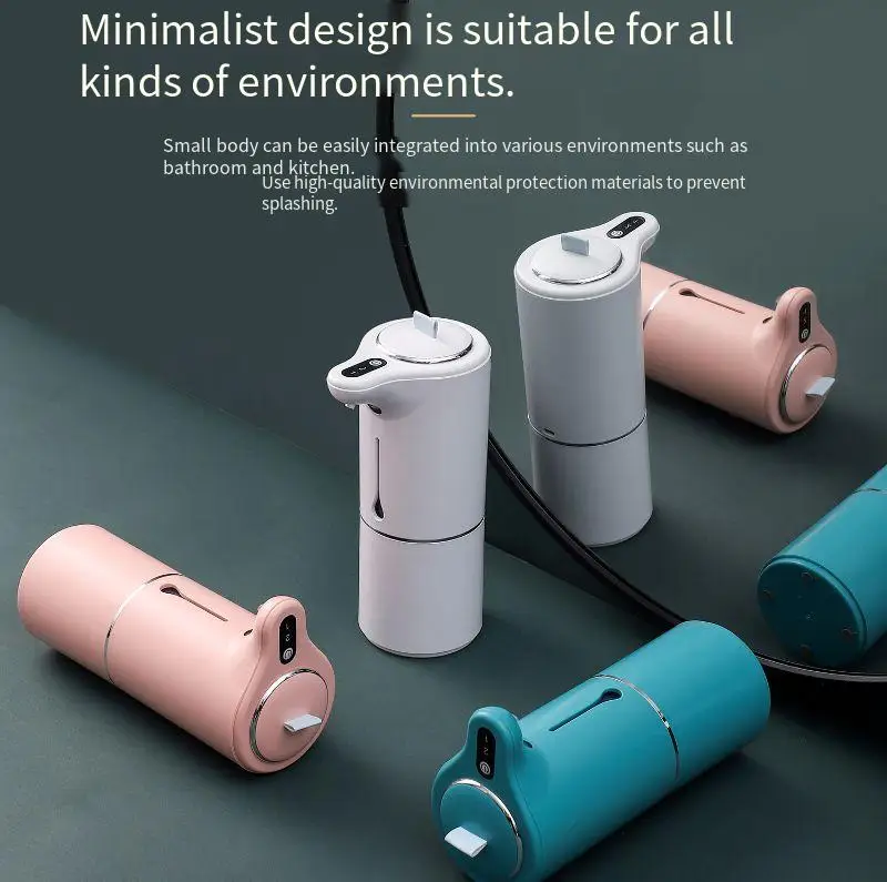 Automatic Sensor Soap Dispenser - Smart Touchless Foam Hand Wash Machine for Home/Hotel, USB Rechargeable & Antibacterial