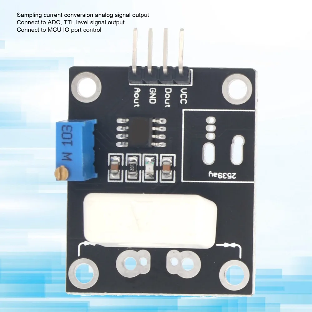 WCS1700 70A Current Detection Sensor Module DC 5V Adjustable Hall Current Sensor Short Circuit Overcurrent Protection