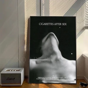 سجائر النساء الحديثات بعد ممارسة الجنس لوحات قماش سوداء ملصقات ومطبوعات صور فن الجدار لإطارات ديكور غرفة المعيشة أعلى 6 مبيعات إطار اللوحة الجنس - No4