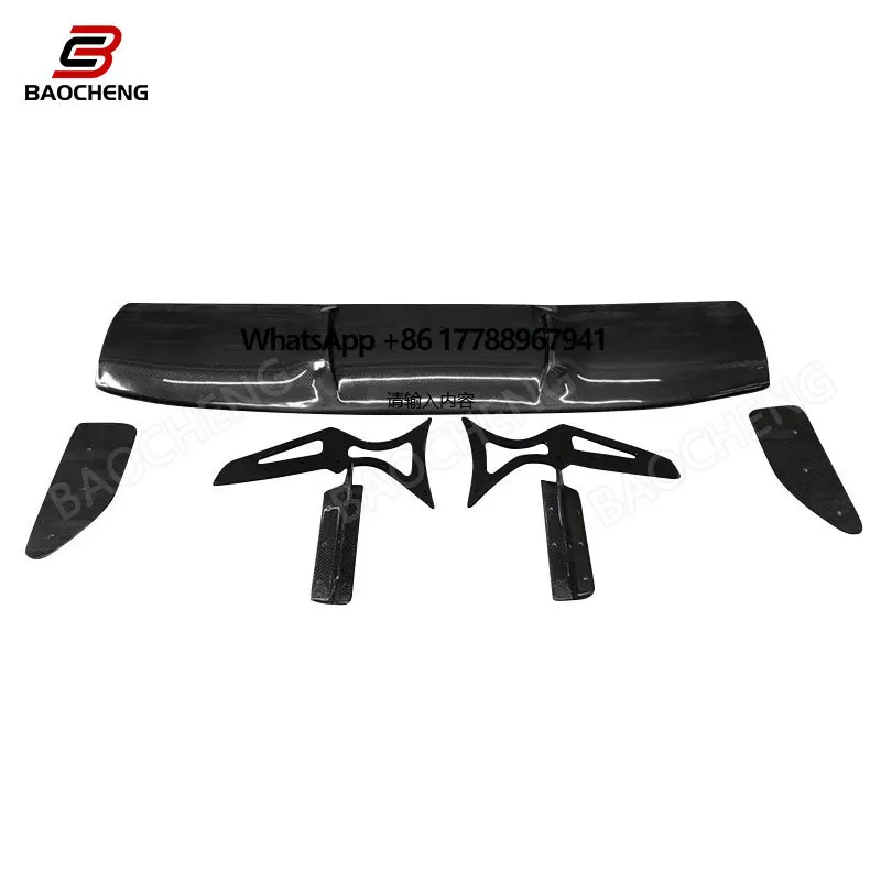 

For GT86 BRZ 2013-2019 True Carbon Fiber Rear Spoiler Big GT Tail Wing AE86 FR-SRB Style Kit Car Parts