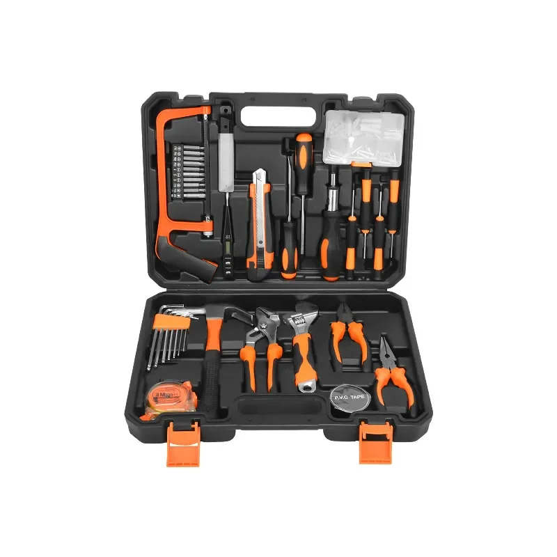 105 Piece Home Repair Tool Kit with Screwdrivers for Emergency Maintenance Hardware Set
