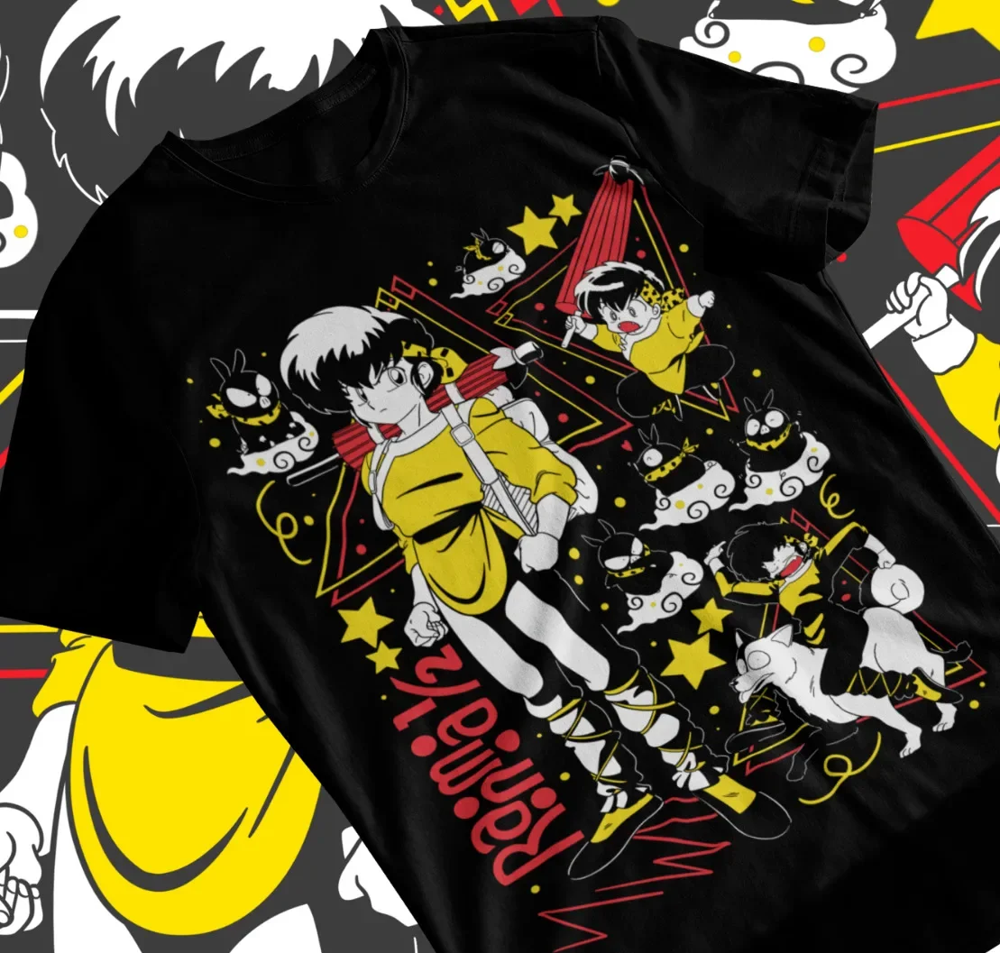 

Ranma 1/2 T-Shirt Shampoo Rumiko Takahashi Manga Anime T-shirt Graphic Tee