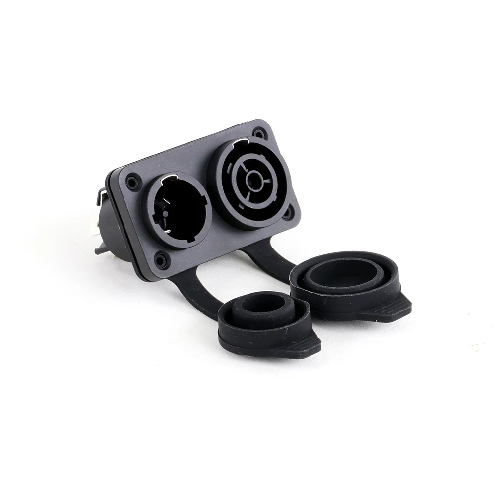 Waterproof True Locking 3Pin Powercon Male/Female Plug Connector In&Output NAC3FX-WP Coupler Panel Mount Chassis Socket Adapter