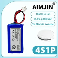 14.8V 2800mAh Li-ion Battery SM 3P Plug For Airrobo P20 Robot Vacuum Cleaner