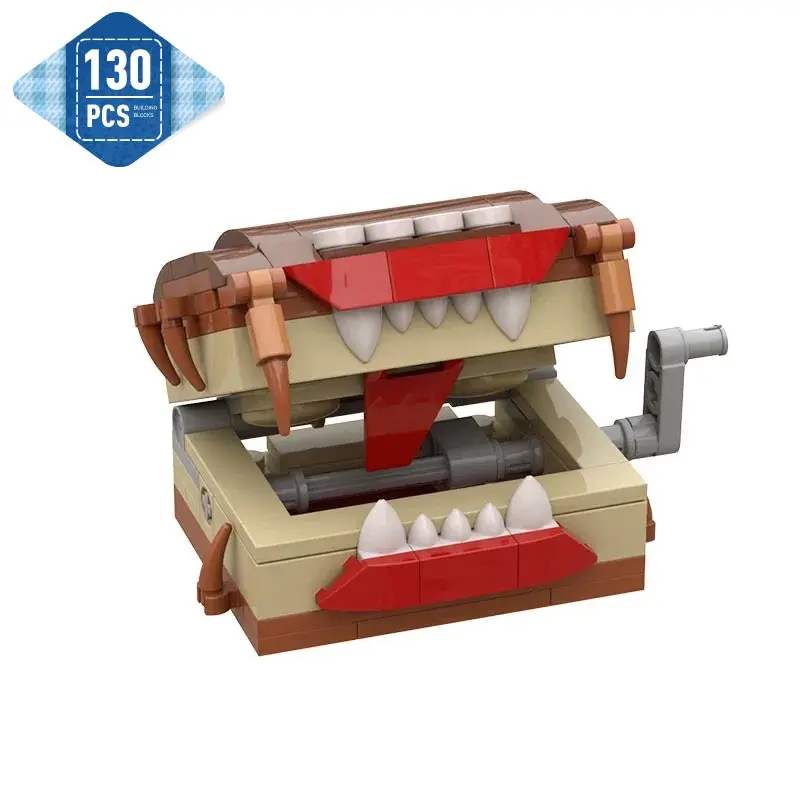 MOC Creative Series Magic Book Monster Book Building Blocks Idea Monster Box Bite Book Puzzle Bricks Holiday Gift Assembly Toys