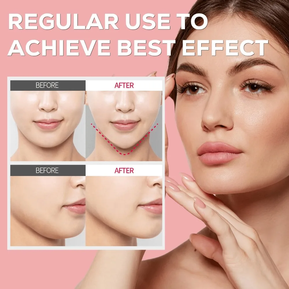 Correa de Estiramiento Facial reutilizable, soporte para dormir, reductor de barbilla doble, ejercitador de mandíbula, herramienta de adelgazamiento de contorno Facial para Unisex