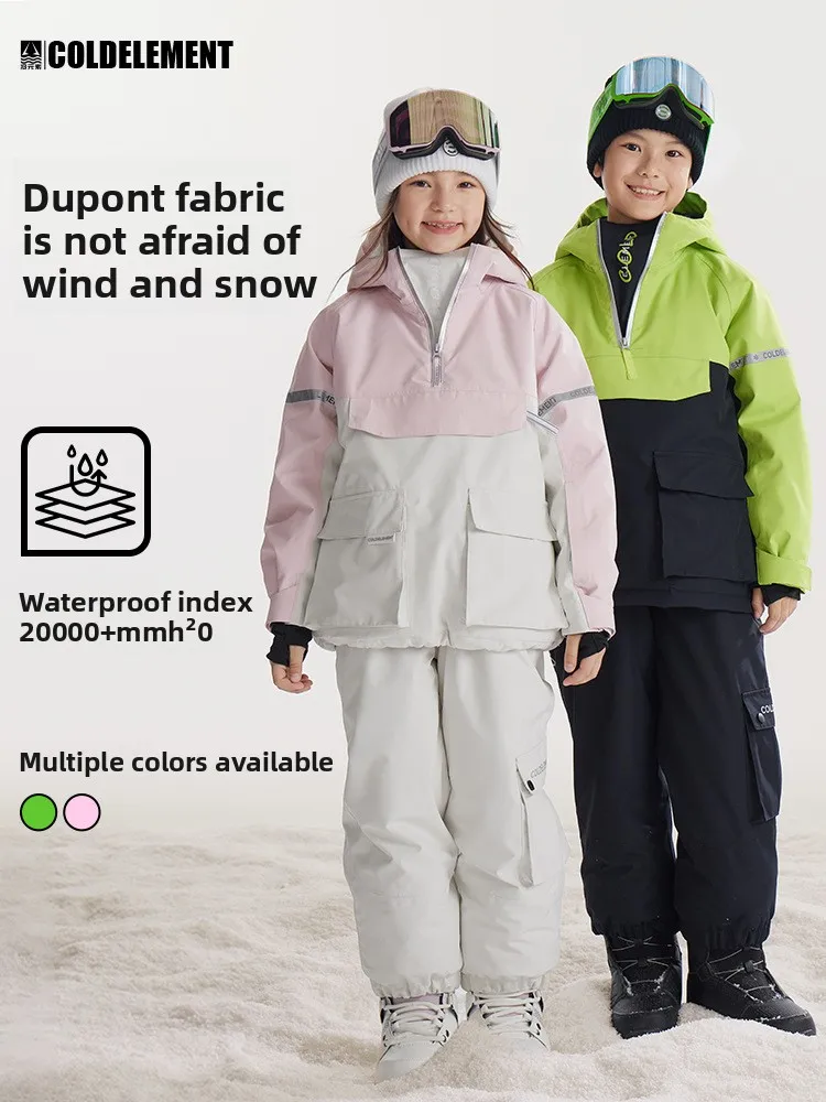 

New Versatile Single And Double Board Ski Suits, Children'S Ski Jackets And Pants, Outdoor Warm Snow Suits, Jackets For Men
