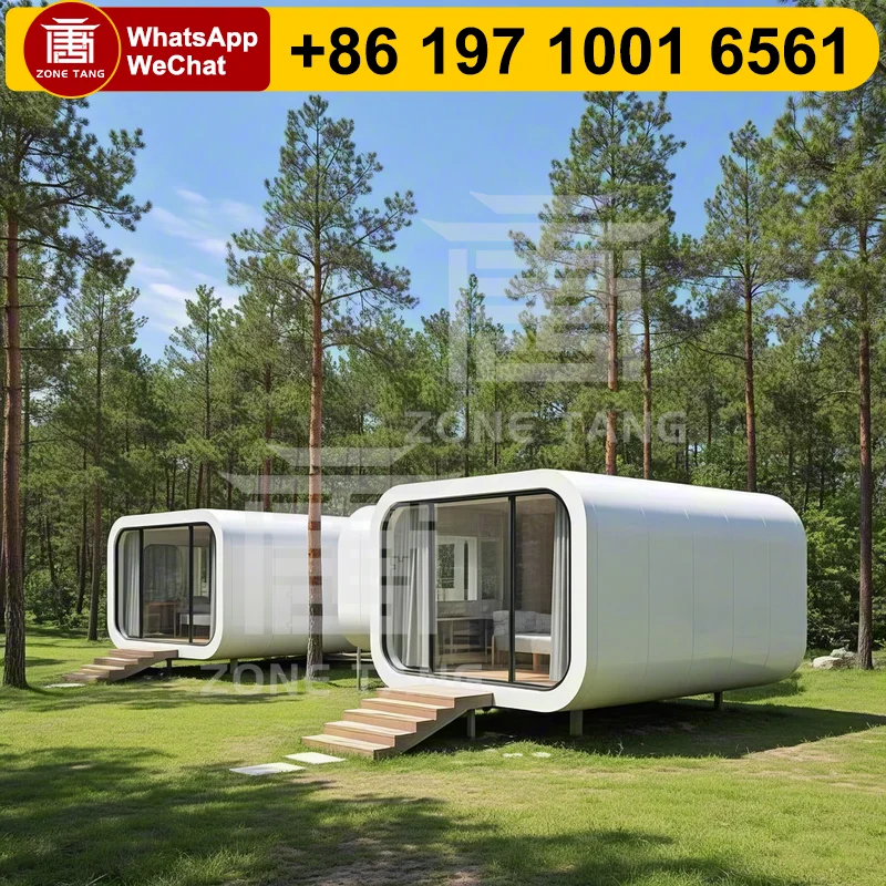 

Factory Price Modern Capsule House Hot Insulation High Quality Modern Manufactured Homes Mobile Prefab House Eco-Friendliness