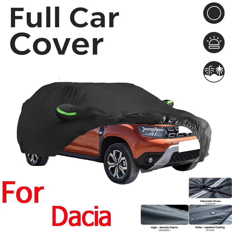 

Для Dacia наружная защита полный автомобильный чехол снежные чехлы дождевая вода солнце пылезащитный чехол от царапин автомобильный чехол