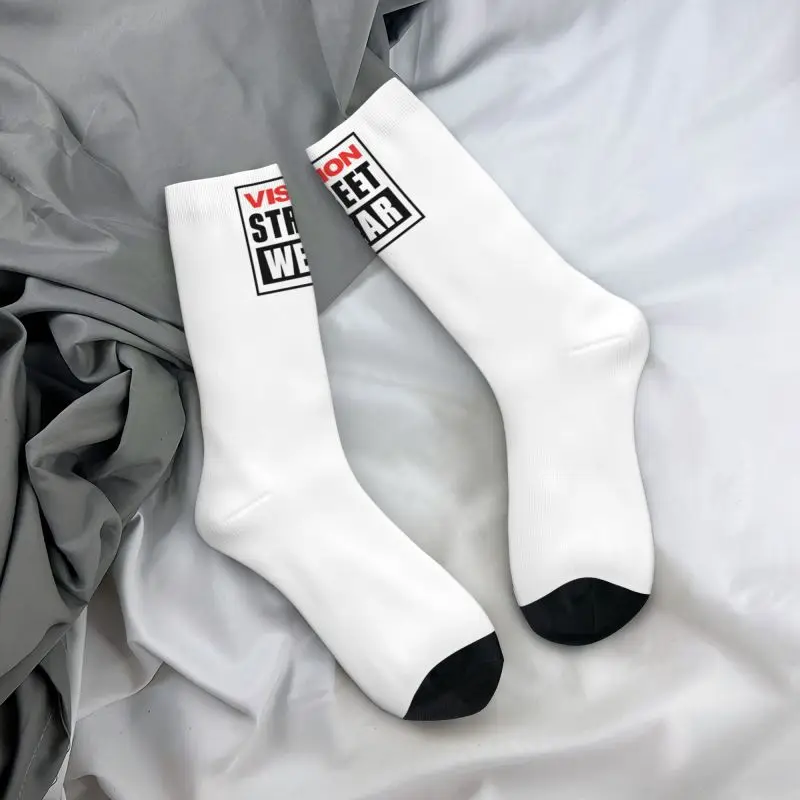 Fun Mens Vision Street Wear Dress Socks Unisex Breathbale Warm 3D Printed Crew Socks