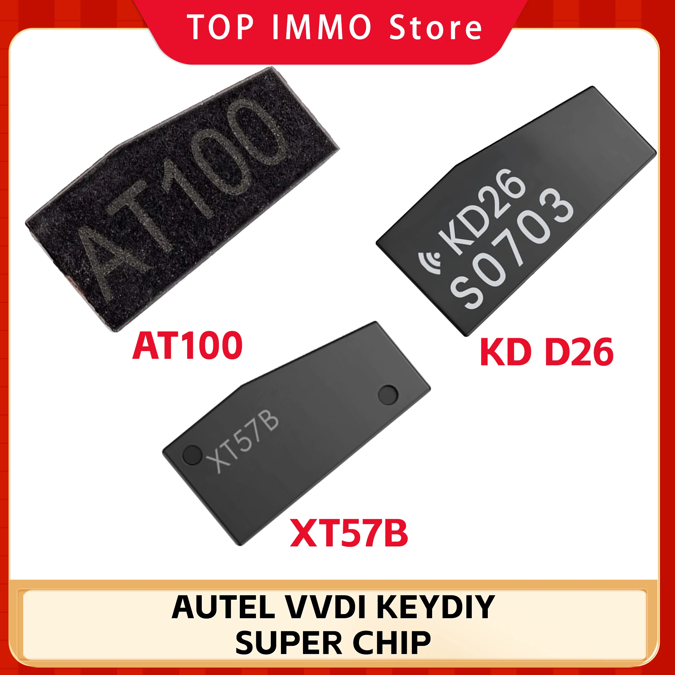 

2026 Version Original Brand New Super Chip AUTEL AT100 / XHORSE XT57B / KD D26 Support MQB Chip Support 4A Global Version