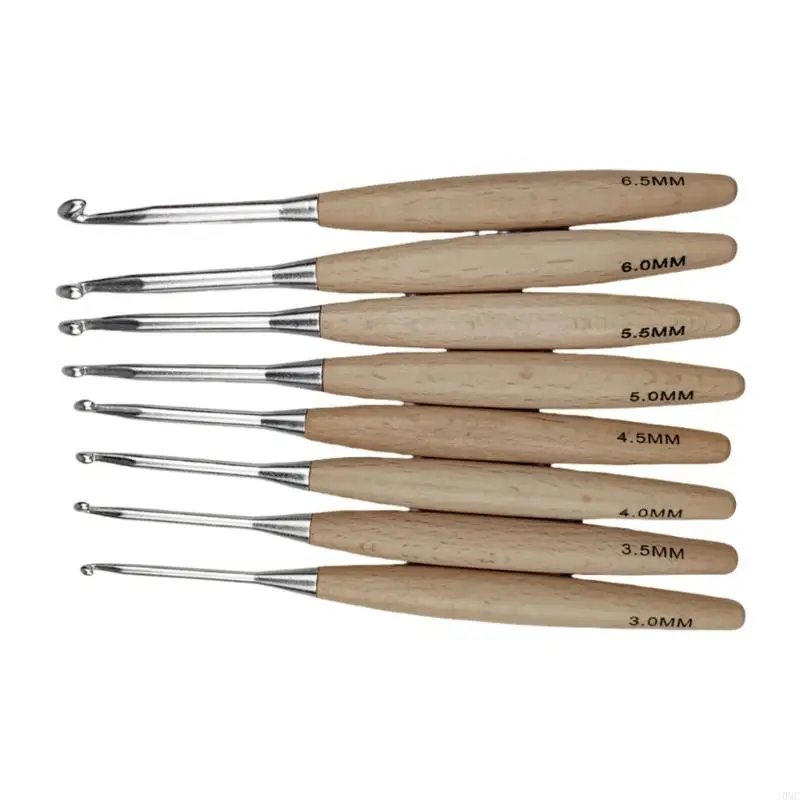 J0MC – Crochet ergonomique pou - Wooden Crochet Hooks Ergonomic Handle avis et prix