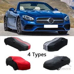 For Mercedes SL/SLR-Class Stingray Indoor Full Car Cover Satin Dust UV Proof Scratch Dustproof With Storage Bag