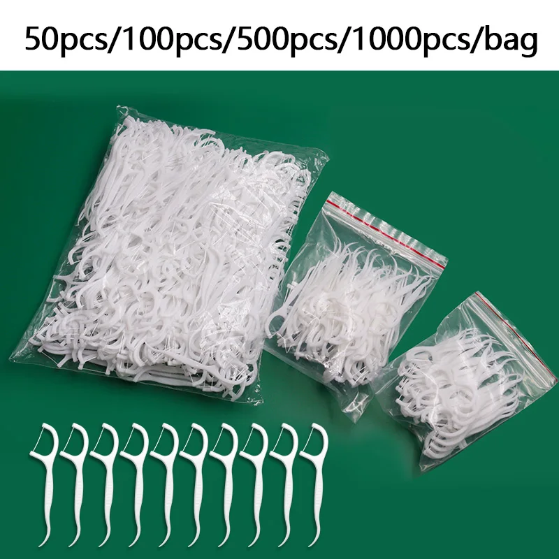 1 conjunto dental floss picaretas limpo entre dentes flosser palitos viagem portátil escova de dentes descartável