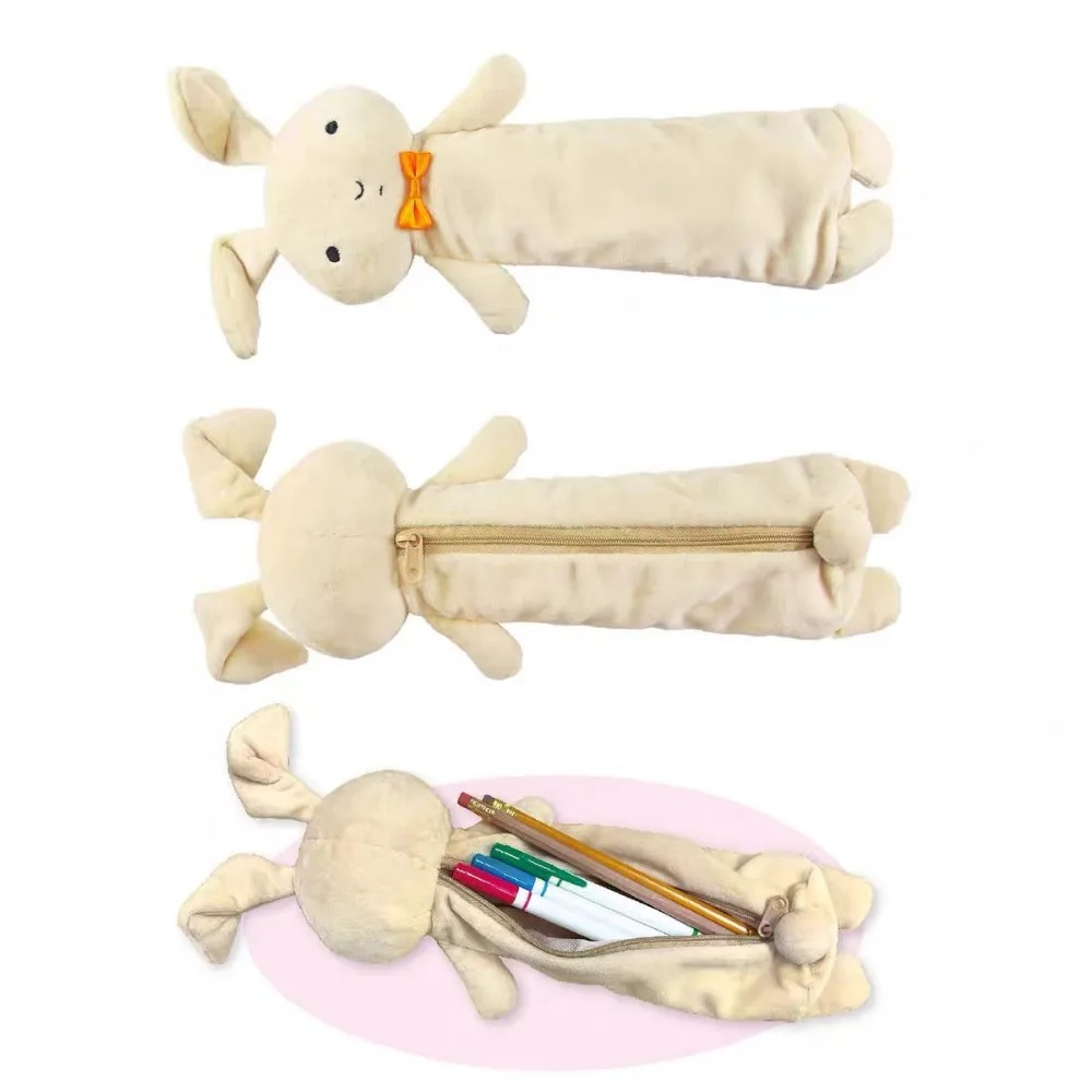 Japoński Śliczny Królik Crayon Shin Chan w Stylu Nini, Urocza Kreskówkowa Lalka Królik, Piórnik, Pluszowa Lalka, Pudełko na Artykuły Papiernicze, Prezent dla Dziewczynki, Zabawki