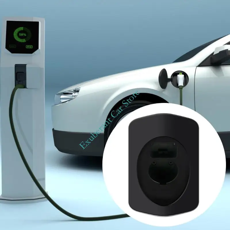 

Universal Electric Vehicle Charging Station Support Wall Mount Bracket With Secure Nozzle Housing Small And Strong Material