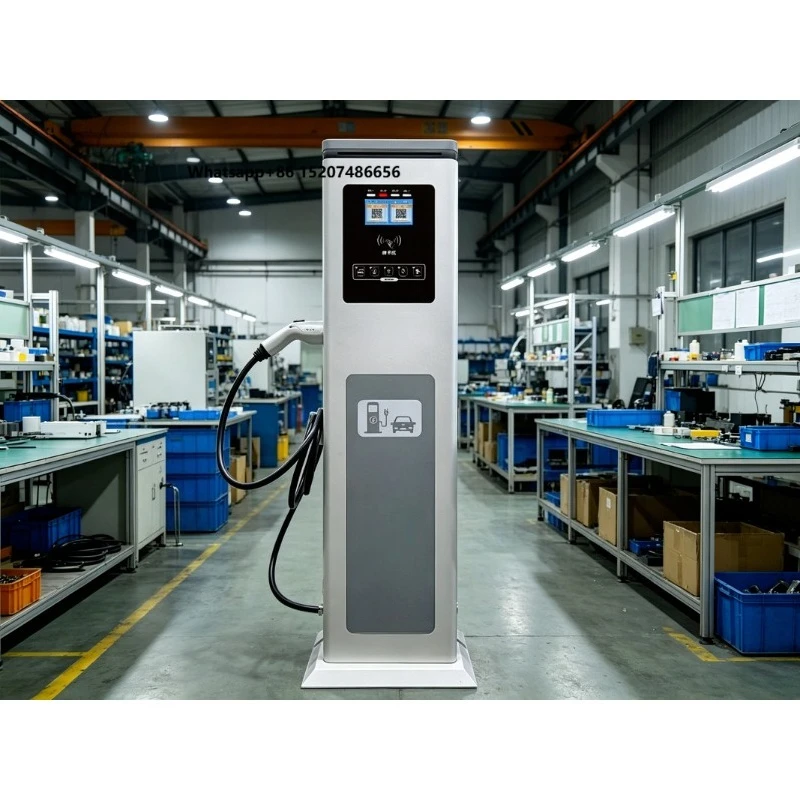 Car Charging Pile, Intelligent DC Charger Support Plug and Charge Multi-Layer Safe Protection System