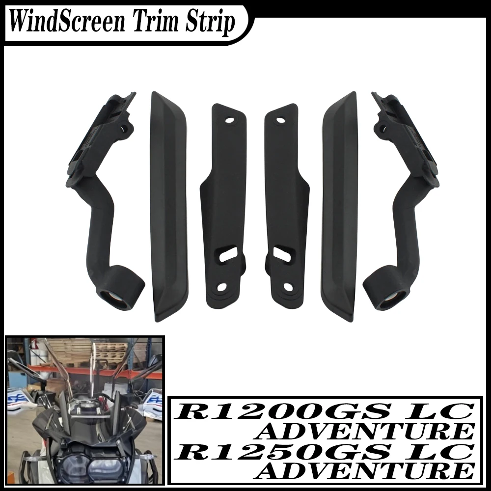 For BMW R1200 GS R1250GSA R1200GS ADV Reinforcement Windshield Bracket Trim Strip Windscreen Support Adjustable Lifting Holder