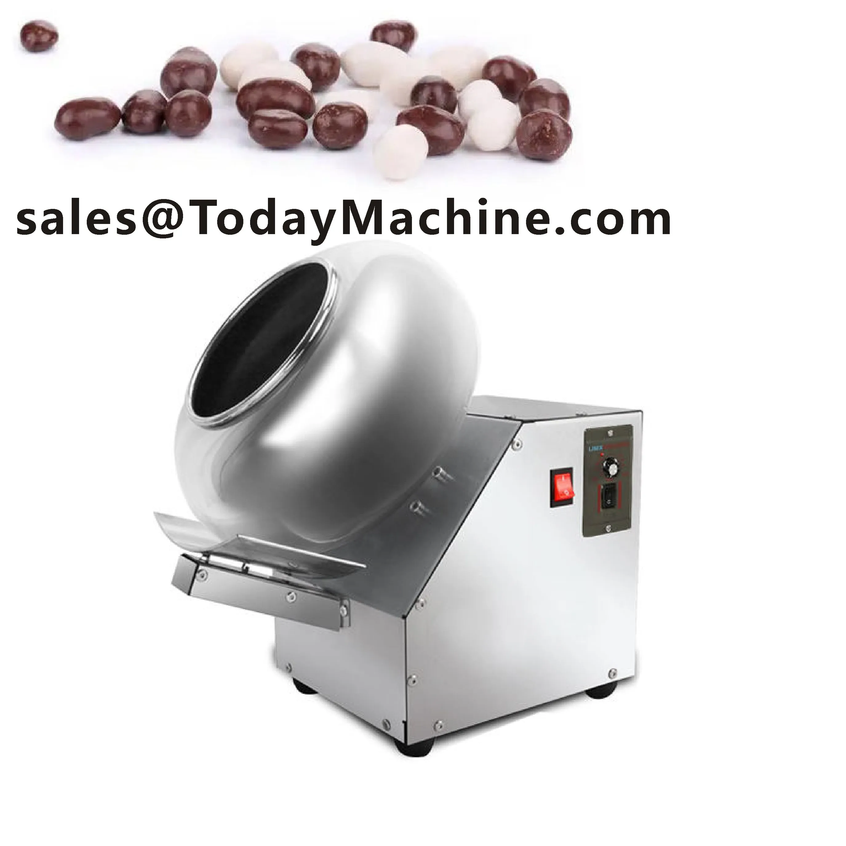 Octagonal Barrel Drum Mixer Variable Speed Motor Food Mixing Machine 100-150kg/h for Bakery Snack Seasoning Meat