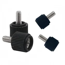 Handle Screws Black Screw Cross Recessed Screw Desktop Computer Case Side Panel Screws Plastic Head Screws PC Screws 10pcs
