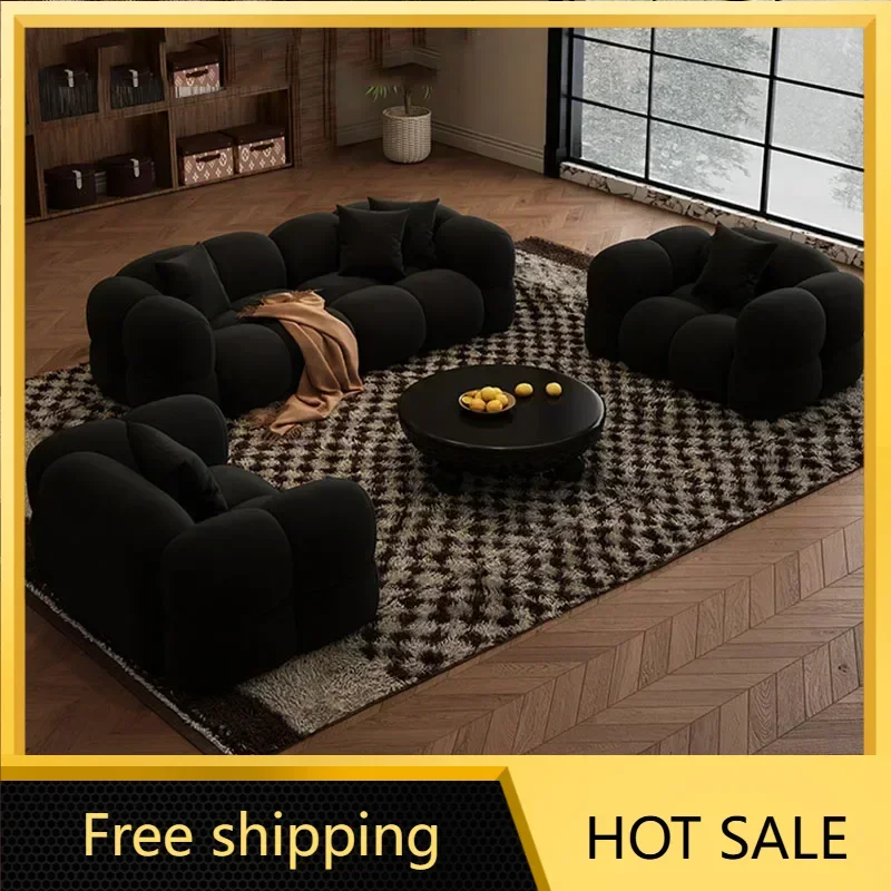 LJY Modern Accent Living Room Sofas Lazy Nordic Floor Minimalist Designer Sofas Room Decor Filling Koltuk Takımı Trendy Furnitur