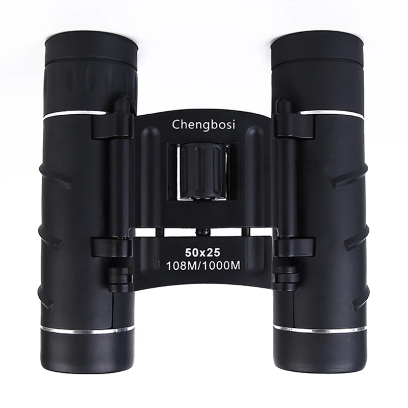 50X25 Binocular Wide Angle HD Hunting Binoculars Telescope Outdoor Travel Hunting Folding Glasses Small Telescope