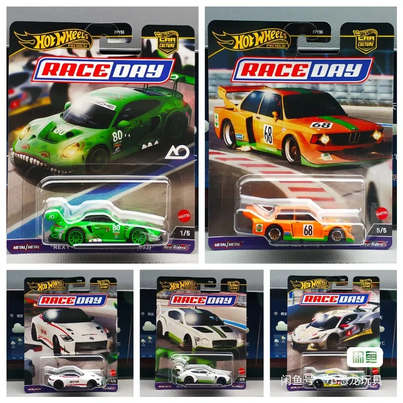 

Original In Stock Hot Wheels Car Culture - Race Day (D) Porsche BMW Nissan Premium FPY86 1:64 Scale Die-Cast Car Toys Gifts