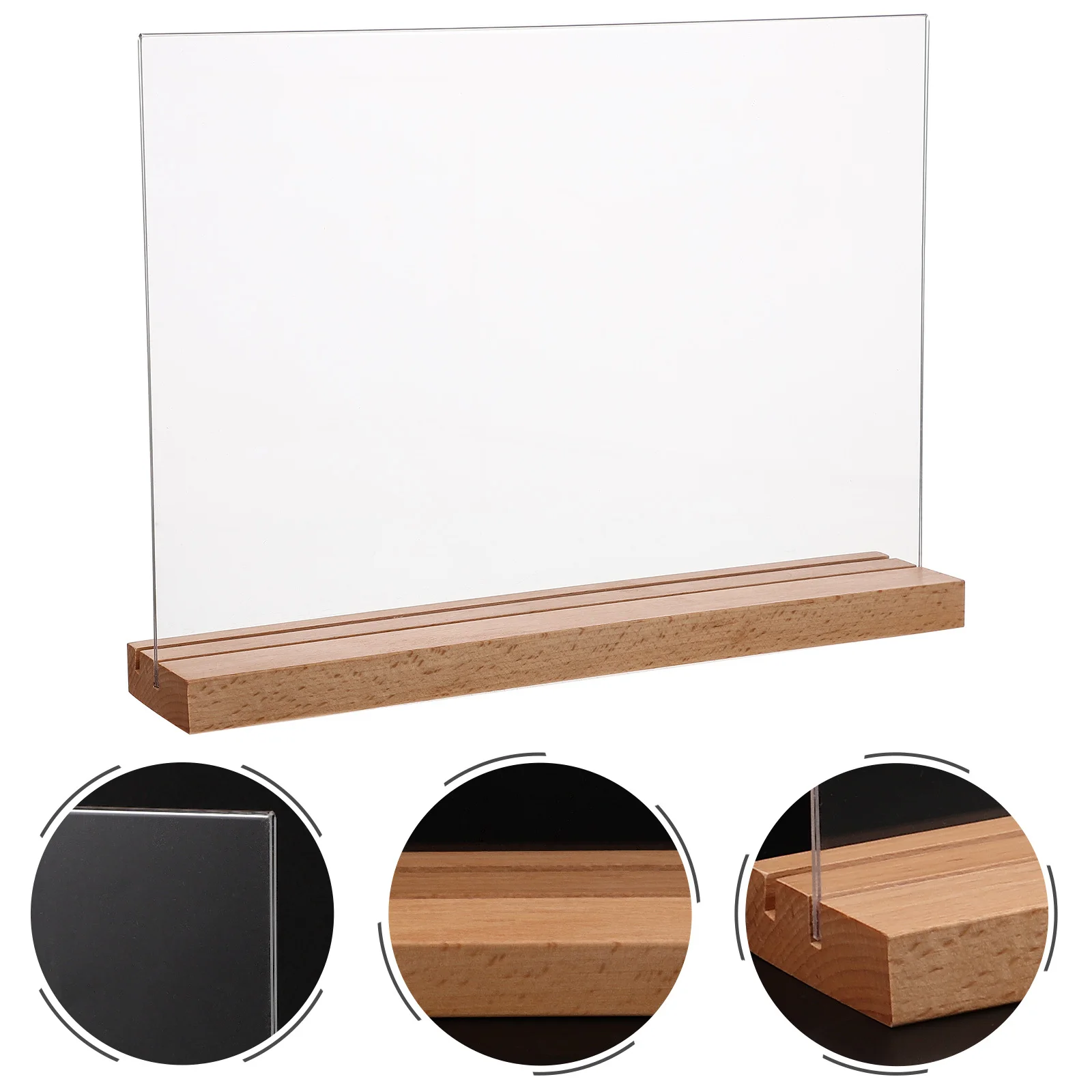 

Menu Display Board with Sturdy Build Compact Design for Restaurant Shop Sign Holder Multi-Purpose Label Rack Price Stand