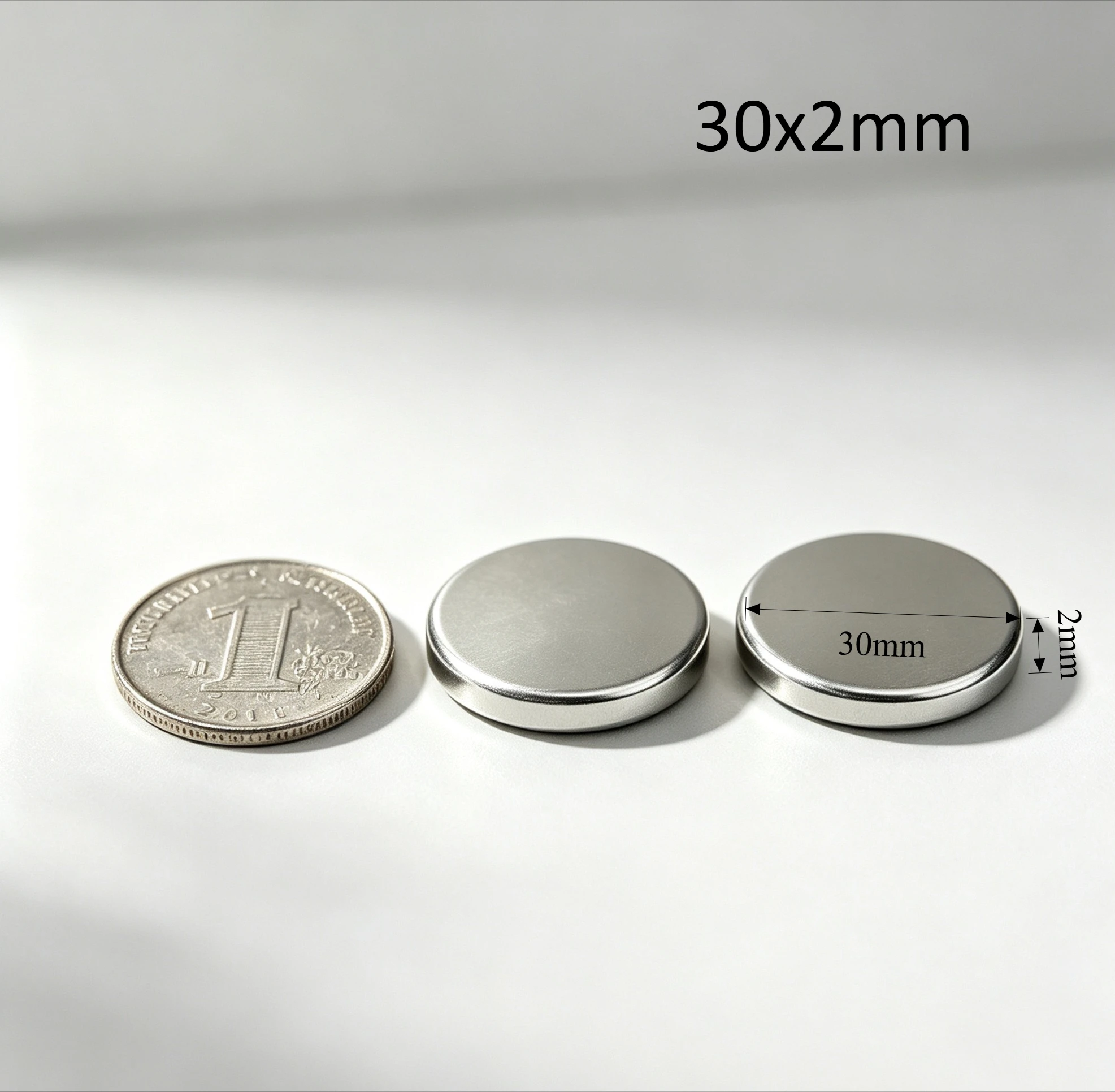 30x2mm Powerful NdFeB Round Disc Magnet Super Strong Neodymium Magnet For DIY Handmade Home Decor Crafts