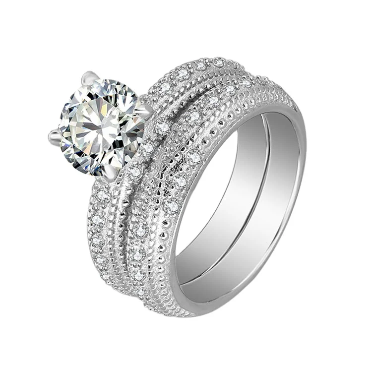 marvellous-trim-antique-style-silver-rings-engagement-ring-set-with-round-cz