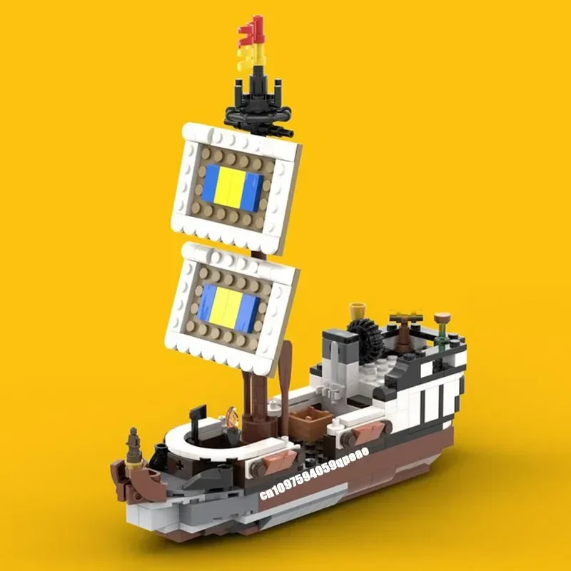 NEW 3564PCS MOC10305 European Medieval Street View Fortified Port Model Custom Puzzle DIY creative ideas Kid Toy Birthday Gift