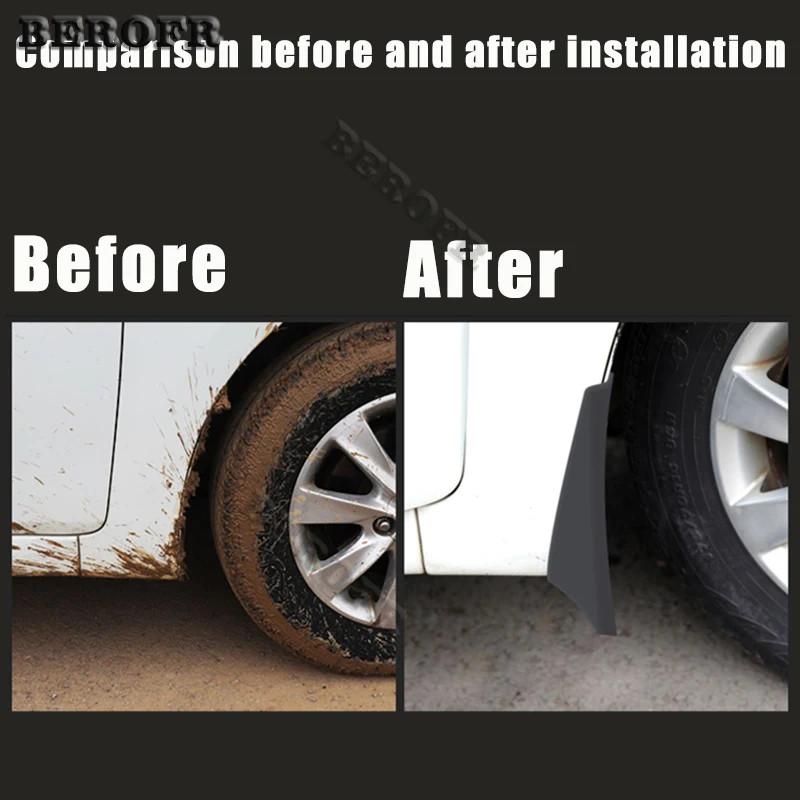 4PCS Brand New Car Mud Flaps for Chevrolet Malibu 2016~2019 Mk9 2017 2018 Mudguard Splash Guards Fender Mudflaps